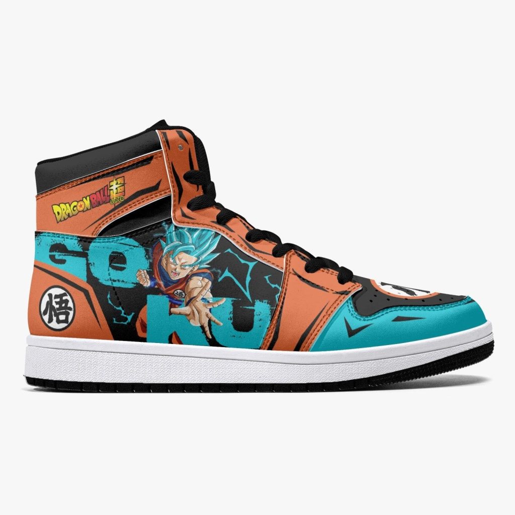 goku super saiyan blue dragon ball j force shoes n8n0c - Dragon Ball Z Shoes