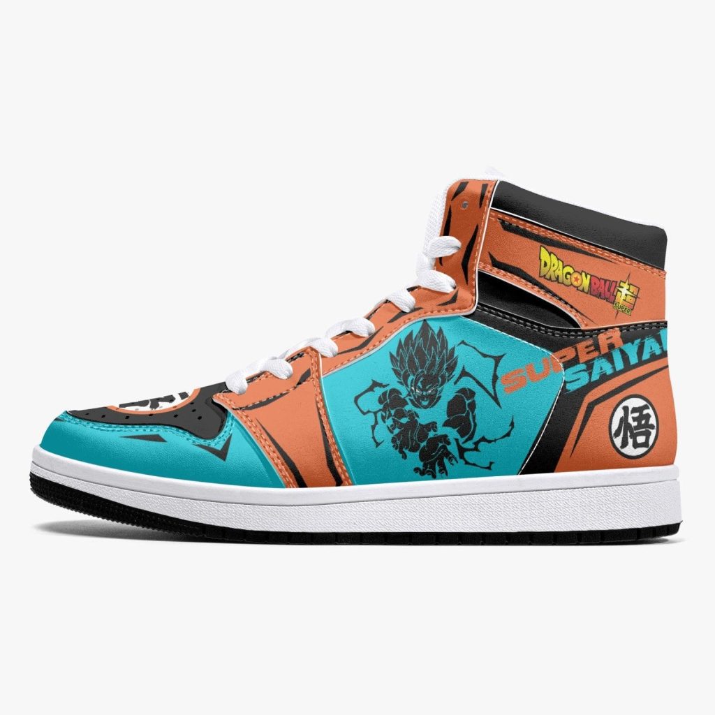 goku super saiyan blue dragon ball j force shoes yl6tl - Dragon Ball Z Shoes