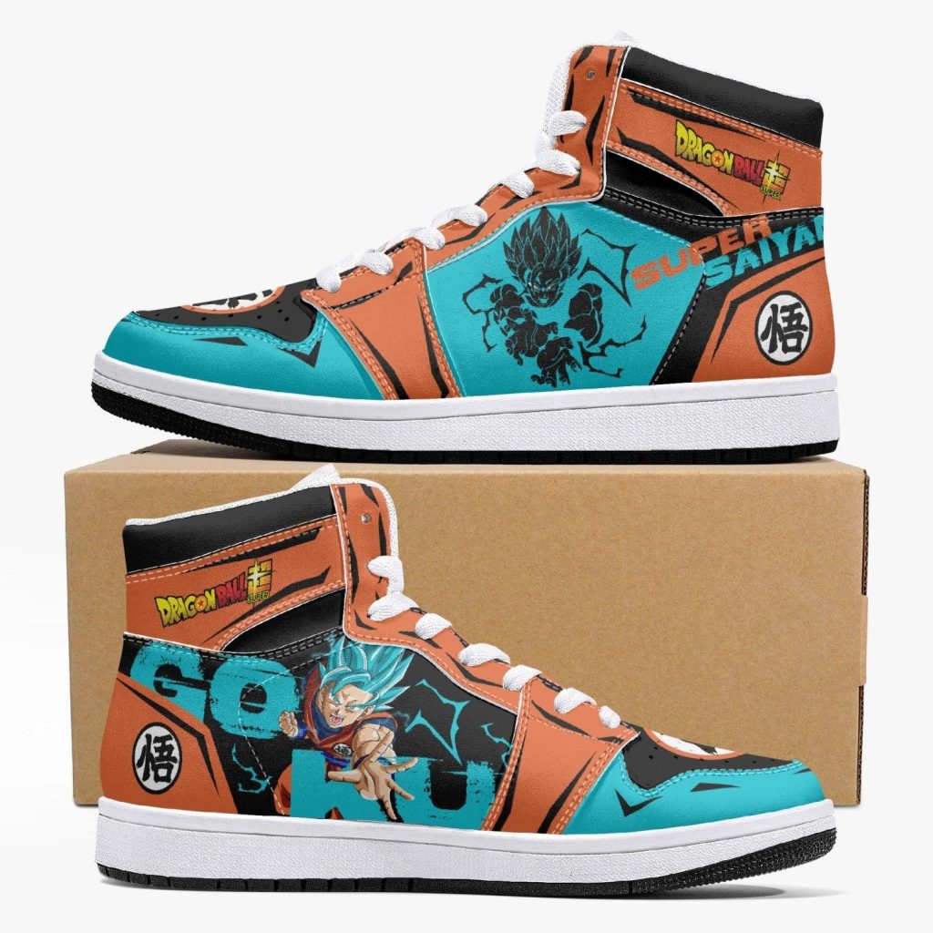 goku super saiyan blue dragon ball j force shoes - Dragon Ball Z Shoes