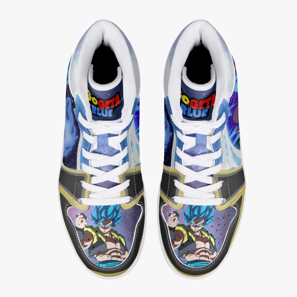 super saiyan blue gogeta dragon ball super broly j force shoes nc3fp - Dragon Ball Z Shoes