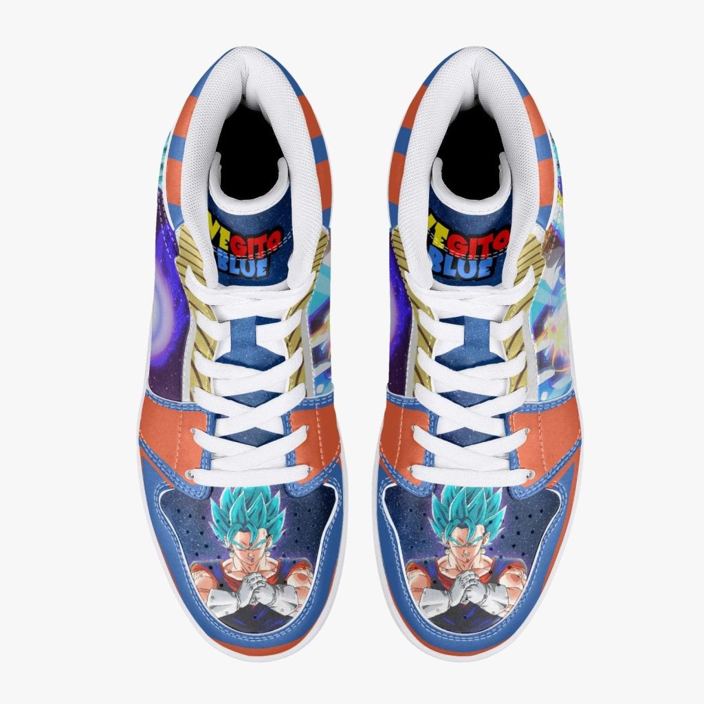 super saiyan blue vegito dragon ball super j force shoes 8sk8z - Dragon Ball Z Shoes