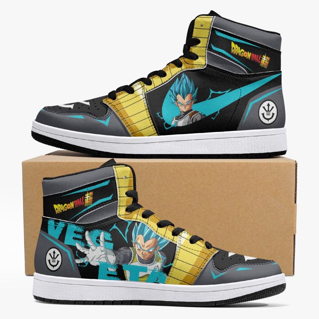 vegeta super saiyan blue dragon ball z j force shoes gnst7 - Dragon Ball Z Shoes